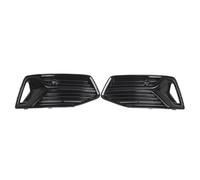 GZYF 1 Pair Glossy Black 4K0807647, 4K0807648 Front Bumper Fog Light Grille Fog Lamp Cover Light Covers & Lenses ABS For Audi A6 C8 Saden 2019-2023