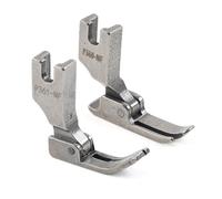 GZYF 1 PC P360-NF+P361-NF Hinged Zipper Right & Left Foot Steel, Industrial Needle Feed Sewing Machines For DB2-B790 DB2-B791 For DLN-415, DNL-5410