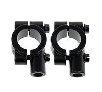 GZYF 22MM M8 Motorcycle Handlebar Mirror Mount Holder Clamp Adaptor For 22mm (7/8inch) Handle Bar Motorcycle, Bicycle, BLACK