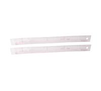 GZYF 60cm C-Thru Beveled Graph Ruler English-Metric Calibrated Clear Plastic For DIY Clothing Supplies Sewing Machine Part 2pcs