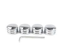 GZYF Bolt Covers Head Bolt Nut Cover Toppers Caps for all Twin Cam models 1999-Later, Big Twin 1340 Evo Models 1985-1999, for models 1986-Later, Chrome Aluminum