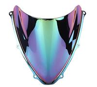 GZYF Motorcycle Windshield Winds n Deflector Spoiler Shield Double Bubble for GSXR600 GSXR750 2006 2007 K6, Deep-Iridium