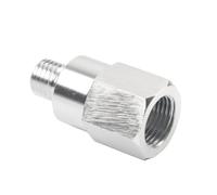 GZYF Silver Adapter Temperature Sensors Water Sensor 1 Pc For GM LS Series s Aluminum M12-1.5 to 3/8" NPT Normal Length