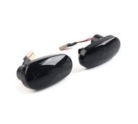 GZYF Smoked Black Sequential Turn Signal Marker Lamp Dynamic Blink Side Indicator Light LED for Bravo II Hatchback (198) 04.2007-12.2014
