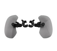 GZYF Universal Gray Motorcycle Small Side Knee Pads Windshield Front Wind Deflector Windscreen