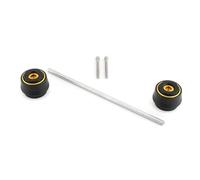 GZYF Z-FS-079-J Crash Protector Front Wheel Axle Fork Slider Front Fork Axle Crash Guard 1 Pc For Zontes Shengshi 368D 368E 368G 368K 368M 24+ Stainless Steel, Nylon Gold