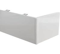 GZYHDC Ceiling/Wall Mount Curtain Pelmet Box Only, Blackout Curtain Valance Panel without Track, Metal White Curtain Rail Cover for Bay Window Bedroom(Wall Mount,200cm/6.6ft)