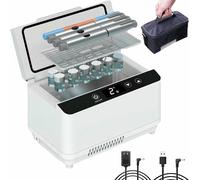 GZYHDC Medicine Refrigerator, Insulin Cooler Box, Large Capacity Portable Insulin Cooler Refrigerated Box, Medicine Refrigerator And Insulin Cooler(3battery)