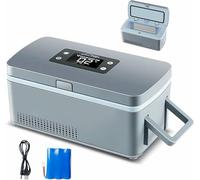 GZYHDC Medicine Refrigerator, Insulin Cooler Box, Medicine Fridge Insulin Cooler 2-8℃ Mini Portable Car Cooler Case For Travel, Home