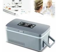 GZYHDC Medicine Refrigerator, Insulin Cooler Box, Medicine Refrigerated Box Portable Mini Drug Constant Temperature Refrigerato, Diabetic Medication Cooler(1*battery)