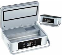 GZYHDC Medicine Refrigerator, Insulin Cooler Box, Portable Insulin Cooler Refrigerated Box LED Display Medicine Refrigerator Drug Reefer(Grey,1 Battery)