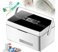 GZYHDC Medicine Refrigerator, Insulin Cooler Box, Portable Insulin Medicine Refrigerator Insulin Fridge For Travel Medicine Cooler Reefer Container For Travel(Battery*3)