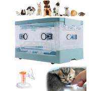 GZYHDC Mini Pet Atomization Nest for Kitten Puppy, Brooder Nursery Whelping Box, Home Oxygen Inhalation Chamber Hospital (Without Nebulizer Machine)(Orange)
