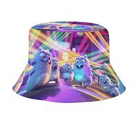 GZYWLKJ Grizzy The Lemmings Kid's Bucket Hats Sun Trucker Packable Outdoor Fisherman Cap for Girls Boys Children