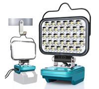 GZYZ LED Work Light for Makita 14.4/18V Battery,100W 5000LM Flashlight Cordless Flood Lights with Low Voltage Protection & USB Type-C Charging for Outdoor, Camping, Job Site Lighting (No Battery)