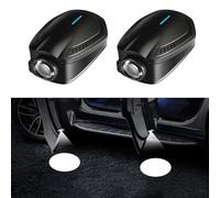 GZYZXP Custom Wireless LED Projector, 2 Pcs Car Welcome Light, USB Charging, Customize Door Light for All Cars, Accept Custom Logo