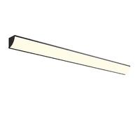 GZZBMY Modern Outdoor Dimmable Wall Lights LED Outside Wall Lamp with Remote Control Garden 3000K-6500K IP65 Waterproof Wall Lighting Indoor Acrylic Long Strip Terrace Fence (Black,200cm)