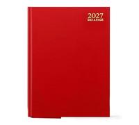 GZZHONGHENG A5-2027-DAY A PAGE-RED-DIAARY-HARDBACK.