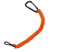 GZZTORES 8M0092850 Boat Kill Switch Lanyard Replacement for Mercury Marine Boat Emergency Stop Switch Safety Lanyard Cord 54 Inch/137 Long -Replace 15920T54 15920A54 (Aluminum Alloy Clip Orange 1Pcs)