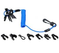 GZZTORES Universal Boat Safety Kill Switch Key Lanyard, Outboard Jet Ski Key Chain Marine Wrist Strap for Mercury, Yamaha, Honda, Tohatsu, Johnson, Evinrude, Suzuki
