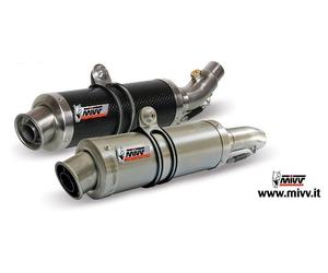 H.038.L2S - Silencer Exhaust Mivv GP Carbon Honda CB 600 Hornet 07>/CBR 600 F