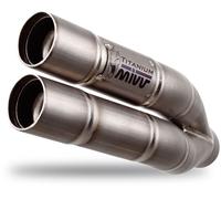 H.062.SDG - Exhaust Muffler Mivv SPORT DOUBLE GUN Titanium HONDA CB 500 F (16-)