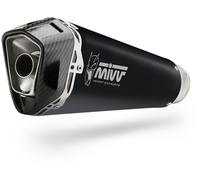 Mivv Delta Race Honda X-adv 750 2017-24 H.066.ldrb Homologated Slip On Muffler Silver Homologated unisex
