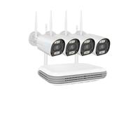H.265 3/5MP Camera Kit Wireless CCTV System Wifi Security Audio AI Face Detect IP 8CH NVR Video Surveillance(500g,8CH NVR 4 Cams 5MP)