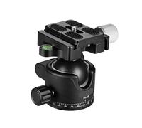H-35 Tripod Ball Head Panoa Ballhead Mount Adapter U-Groove Low Center Design Max. 15kg/33lbs Load Capacity