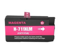 H-711 711 711XL InkJet Ink Cartridge Compatible With Designjet T120 T520 T 120 520 Printer Universal Fit Third Party Replacement(1PC Magenta)