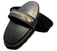 Haas Diamond Brush Black Glitter - Gloss - 200 x 85mm