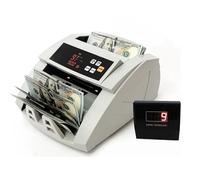 H-A16 Bill Counter Money Counter Machine - Batch Mode, Banknote Counter with LCD Display, UV/MG/IR Detection, Value Count/Add+Value Mode, 1100 Pcs/Mins, USD Only (A16-Black) (A16-Grey)