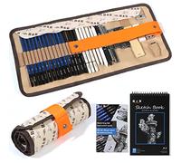 H & B 40 Pack Sketching Pencil Set, Professional Drawing Kit Art Supplies With Sketching Pad And Tutorial,Drawing Sets For Adults, Artists,Kids and Beginners