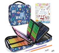 H & B Colouring Pencils 120Pcs Oil Based Coloured Pencils with Colouring Book Colouring Pencils Set for Adults Artists Beginners (120TK)