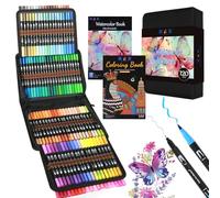 H & B Colouring Pens, 120 Colors Felt Tip Pens Dual Tip Brush Pens, Art Drawing Pens for Painting, Writing, Drawing and Sketching