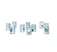H-BOLT Barrel Nuts - M6 & M8 Available, 10mm - 25mm (10, Blue Zinc, M8 15mm)