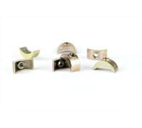 H-BOLT M6 Crescent Furniture Nuts - Durable Fittings for Wood and Metal Furniture Assembly - Easy Installation for Beds, Tables & Chairs (Pack of 20)