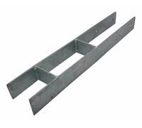 H-Bracket Post Holder Galvanized 91 Mm / 600 Mm H-Beam Post Anchor Carport