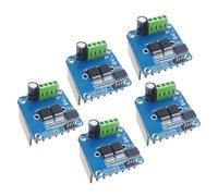 H-Bridge Motor Driver Module, 5pcs 43A Dual Motor Control IBT-2, Compatible with Arduino and Robotics Projects