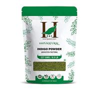 H&C 100% Natural Indigo Powder Organically Grown (227G / (1/2 Lb) / 8 Ounces)