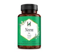 H&C Neem Caplets/Tablets (Azadirachta Indica) - 750mg, 150 Counts | Detox
