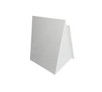 H&C VENT 150 x 150mm / 6 x 6 inch White Metal Ventilation Outlet Cover │ Vent Hood Cover │ Air Vent Grille for Wall & Window │ Outdoor Vent Cover │ Cowl Compatible │ Rust & Weather Resistant