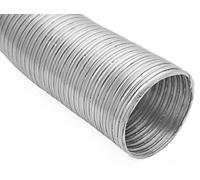H&C VENT 150mm / 6 inch Ducting Pipe │ Flexible Aluminium Tube │ Aircon Duct Hose │ Ventilation Flex Exhaust Pipe │ Tumble Dryer, Gas Cooker, Extractor Fan, Air Conditioning Conditioner (Air con, AC)