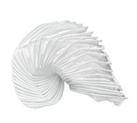 H&C VENT 220 x 55 mm Ducting Hose Pipe │ Flexible PVC Tube │ Aircon Duct Hose │ Ventilation Flex Exhaust Pipe │ Tumble Dryer, Extractor Fan, Exhaust Fan Air Conditioning Conditioner (Air con, AC)