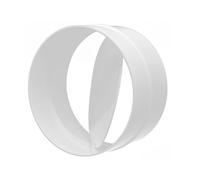 H&C Vent Connector Flange │ Air Ventilation Pipe Connectors for Ducting Flex Aluminium Tube PVC Duct Flexible Hose │ Wall Plate Backdraft Shutter Gravity Valve │ Tumble Dryer Extractor fan Conditioner