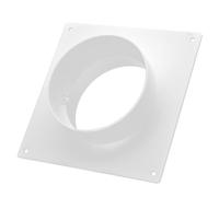 H&C Vent Connector Flange │ Air Ventilation Pipe Connectors for Ducting Flex Aluminium Tube PVC Duct Flexible Hose │ Wall Plate Backdraft Shutter Gravity Valve │ Tumble Dryer Extractor fan Conditioner