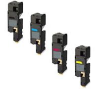 H-Cap Compatible Laser Toner 4 Pack/Set FITS EPSON C1700/C1750/CX17