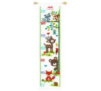 H/CHART FOREST ANIMAL - Counted Cross Stitch Height Chart: Forest Animals II - Vervaco Groves & Thames Multi One Size