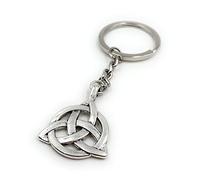 H-Customs Celtic Knot Symbol Silver Metal Keychain Pendant