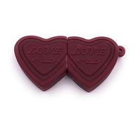 H-Customs Double Heart Love Partner USB Stick 16GB USB 3.0